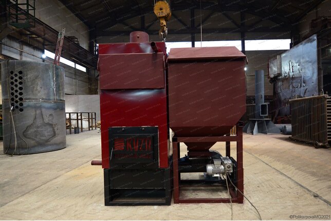 Производство автоматического угольного котла 150 кВт