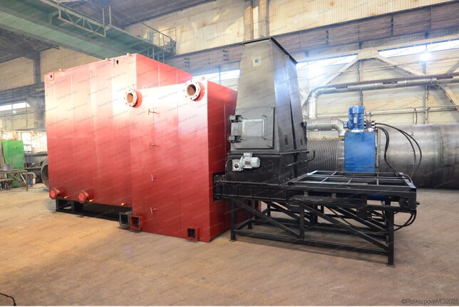Котел 2.0 МВт на опилках и щепе твердотопливный