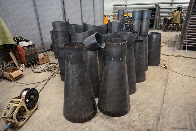 Изготовление промышленных циклонов ЦН 15 1200 1УП